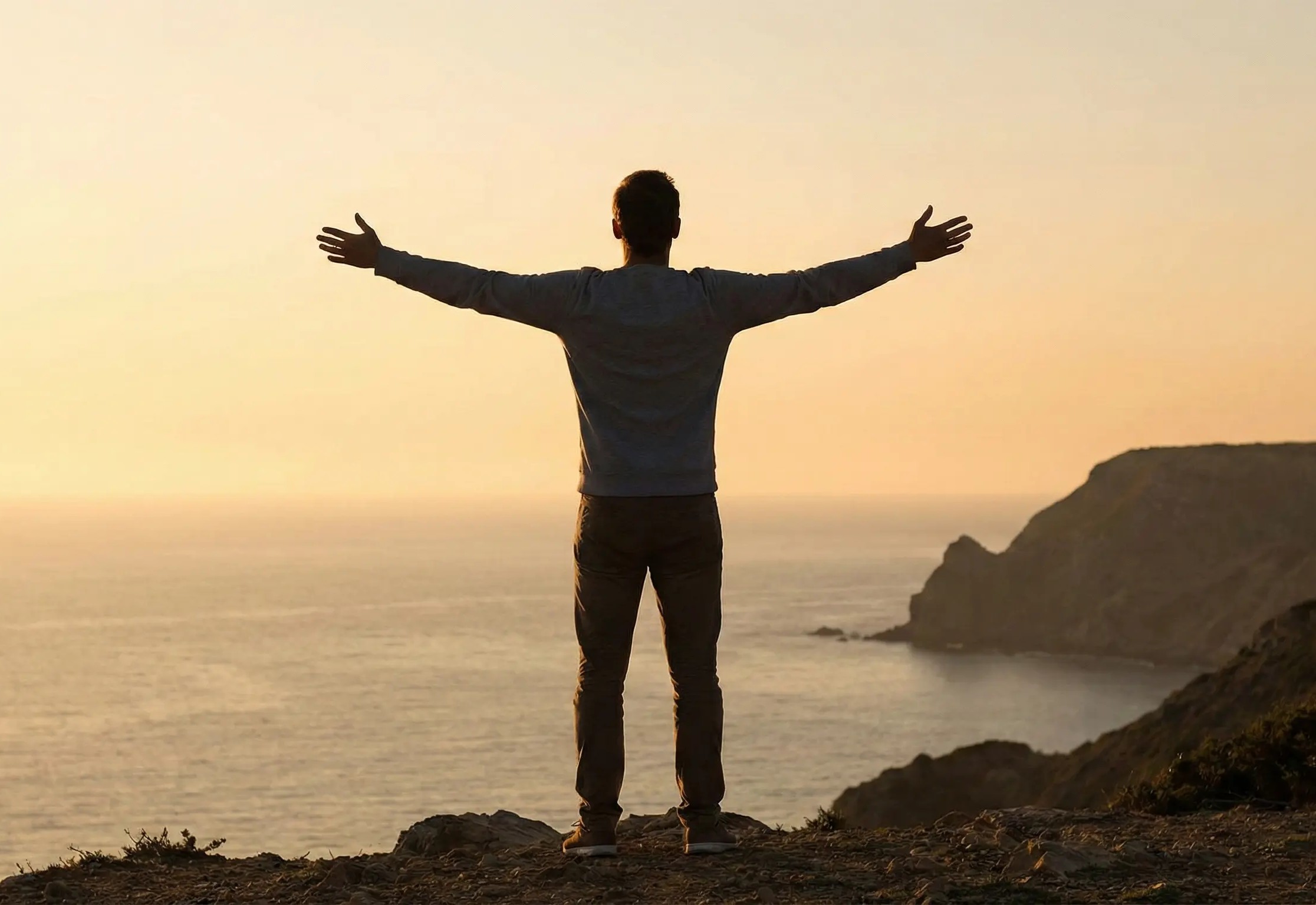 Libertad financiera frente al mar