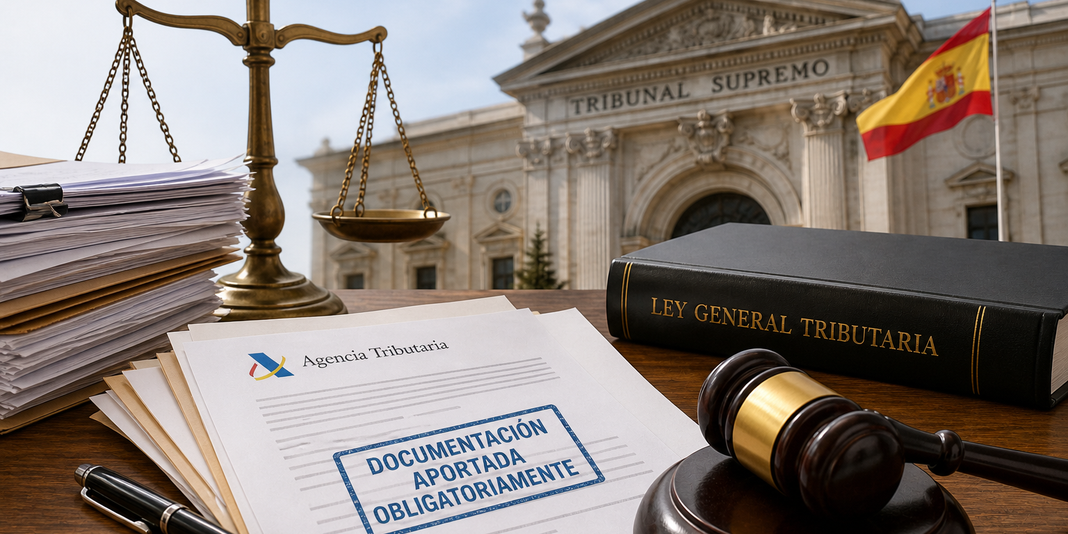 El Supremo frena a Hacienda: no puede sancionar con documentos que el contribuyente aportó obligado